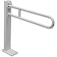 Barra de apoyo abatible modelo de columna 65 cm para baño con discapacitados de ancianos